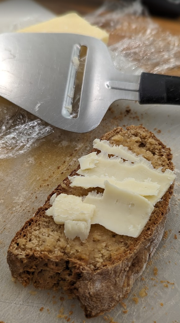 soda bread with cheese!